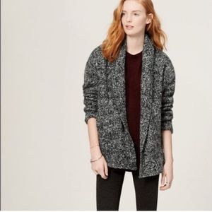 LOFT Shawl Collar Marled Cardigan